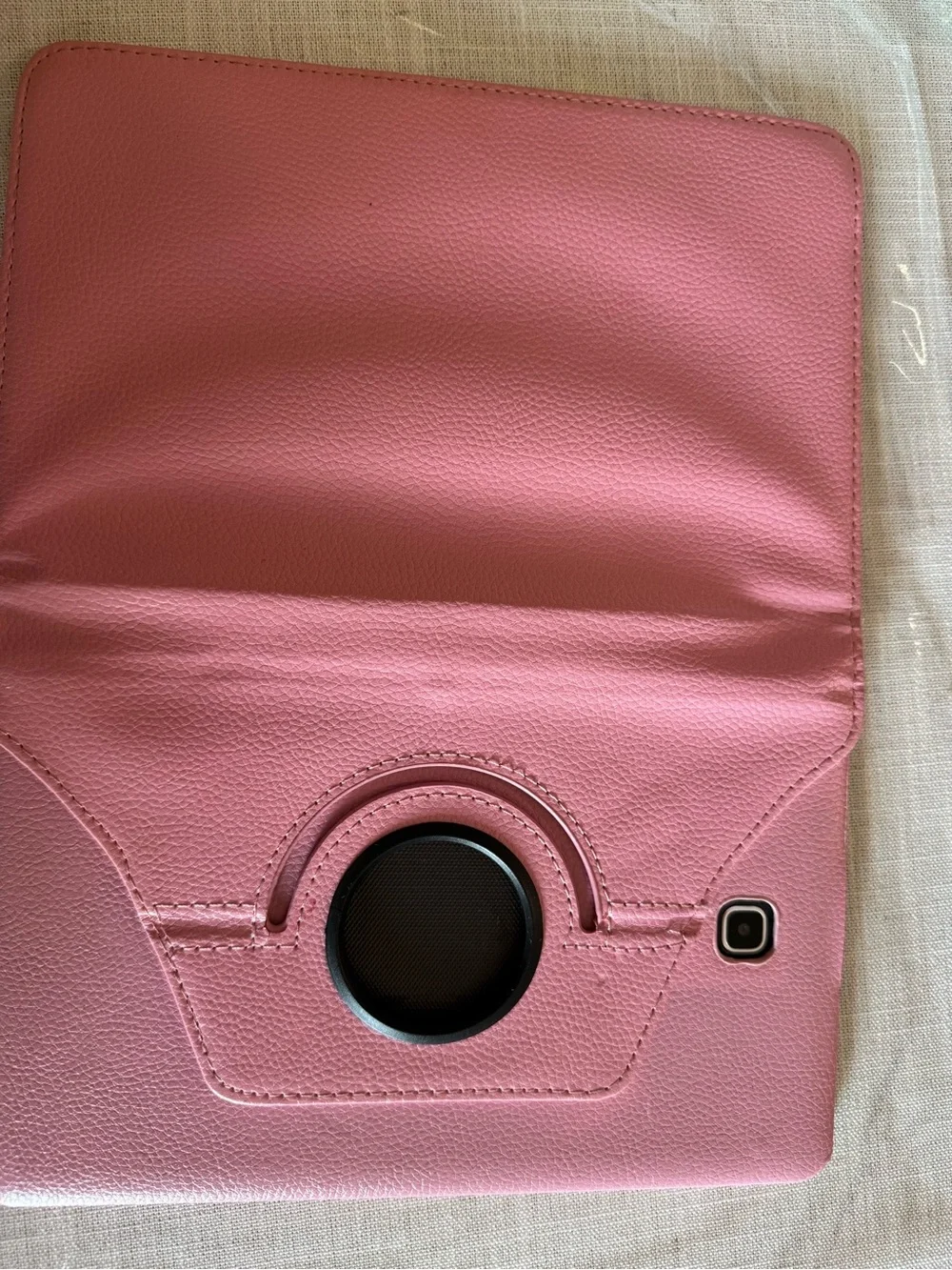 Amazon Rose Gold and Black Rotating Tablet Folio Case